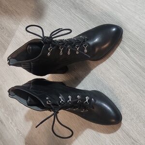 Women's Adrienne Vittadini Boots Size 10 Black (Narrow Toe) 4-inch Heel SEXY🖤